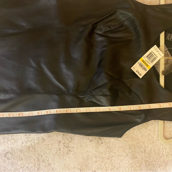 New INC Concepts with tags faux leather tank - Picture 4 of 6